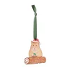 Hamster Wooden Christmas Decoration
