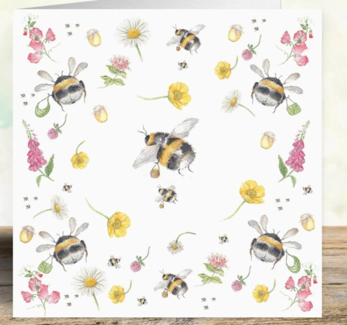Happy Bees Art Card