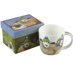 Happy Sheep Bone China Mug (Boxed)