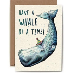 Have a Whale of a Time Greetings Card