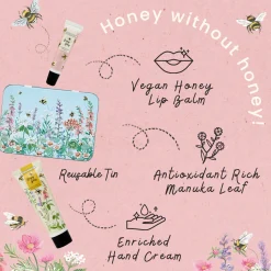 Heathcote & Ivory Busy Bee Hand and Lip Hand Tin