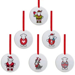 Herdy Limited Edition China Christmas Tree Decorations (Set of 6)