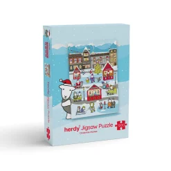 Herdy Limited Edition Christmas Jigsaw Puzzle - 1000 Piece Puzzle