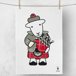 Herdy McHerdy Tea Towel