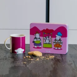 Herdy Shortbread Small Tin - Pink
