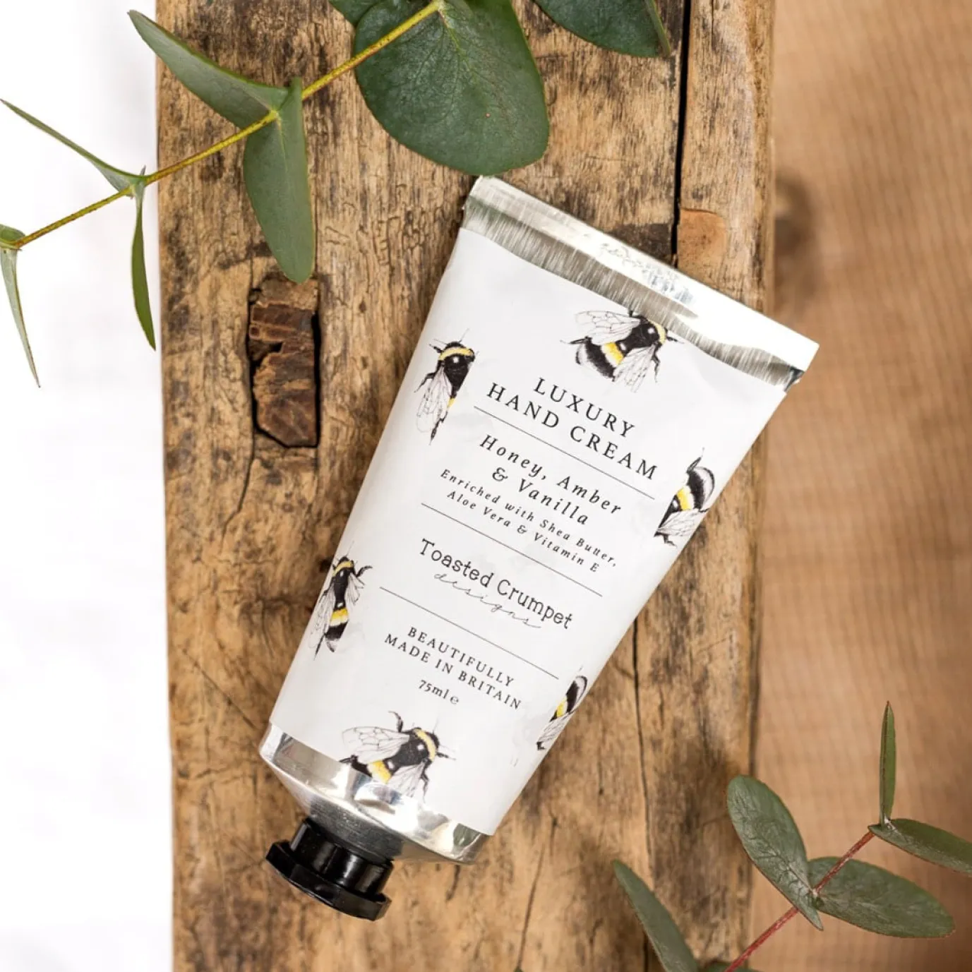 Honey, Amber and Vanilla Luxury Hand Cream 75ml