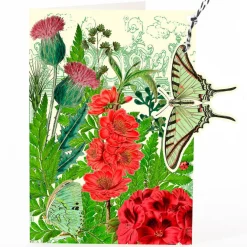 In the Thistle Garden Hanging Fandangle Card