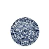 Ink Blue Hibiscus Plate 7 1/2 in
