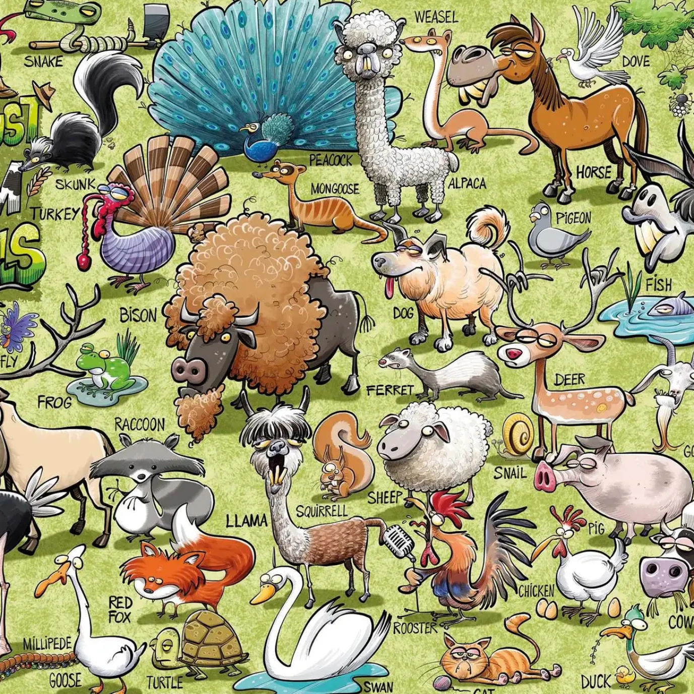 It's Just.....Farm Animals! 1000 Piece Jigsaw Puzzle