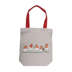 Jolly Robins Canvas Tote Bag