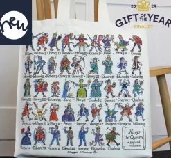Kings & Queens of England Tote Bag