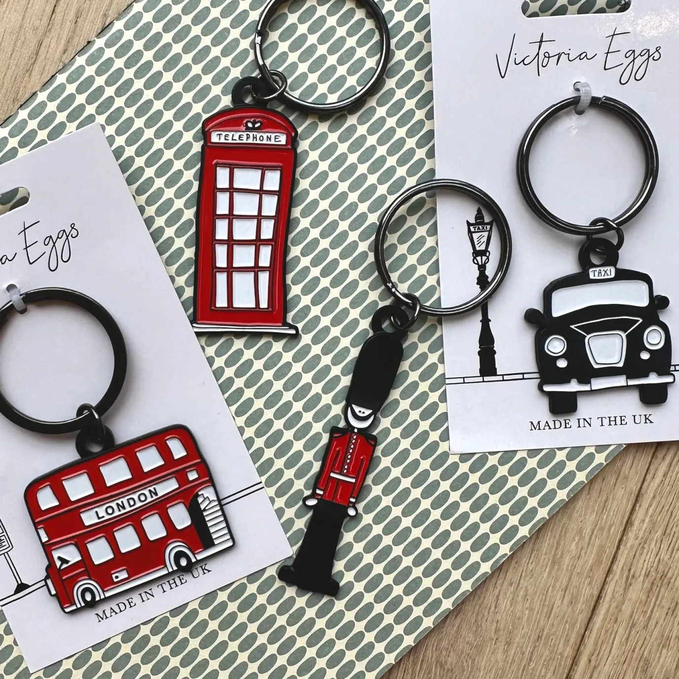 King's Guard Enamel Keyring
