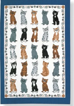 Kittens Arrived Tea Towel