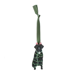 Labrador Wooden Christmas Decoration