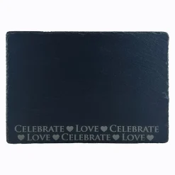Love & Celebrate Slate Cheese Board