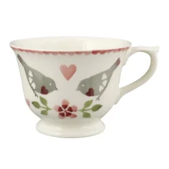 Lovebirds Large Teacup & Saucer Boxed