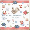 'Lovely Daughter' Gingham Picnic Birthday Card