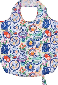 Mediterranean Plates Packable Bag