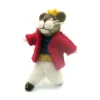 Mouse Lord a Leaping Felt Decoration