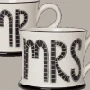 Mr & Mrs Twin Set of Mugs by Moorland Pottery