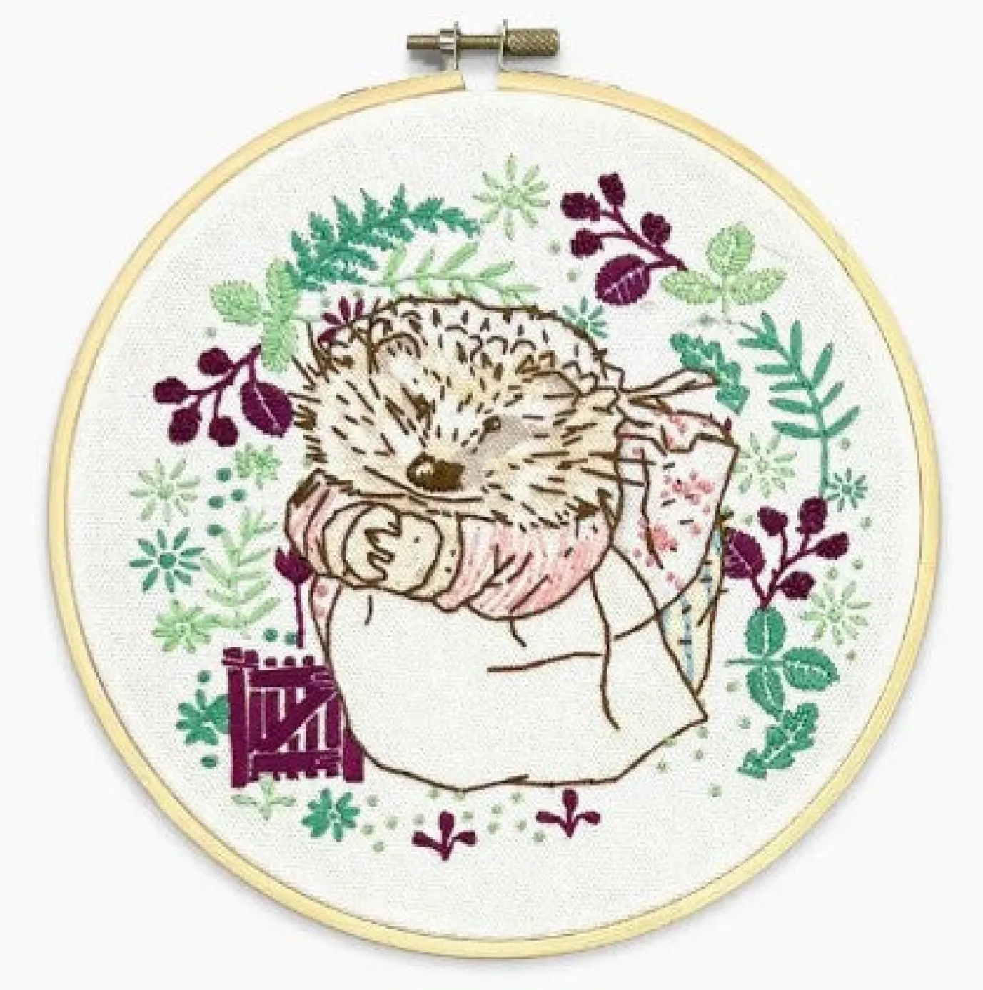 Mrs. Tiggy-Winkle Embroidery Kit