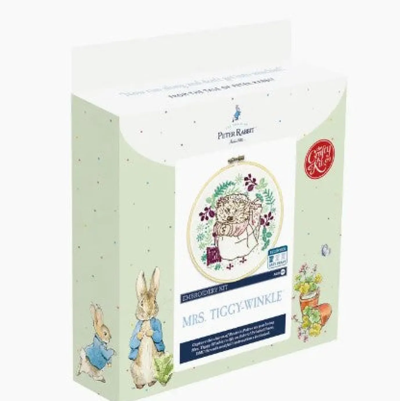 Mrs. Tiggy-Winkle Embroidery Kit