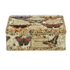 Nostalgia - Vintage Butterflies Deep Rectangular Tin