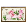 Nostalgia Roses Hinged Lid Tin