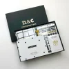 Notes & Clips Black & Gold Stationery Box