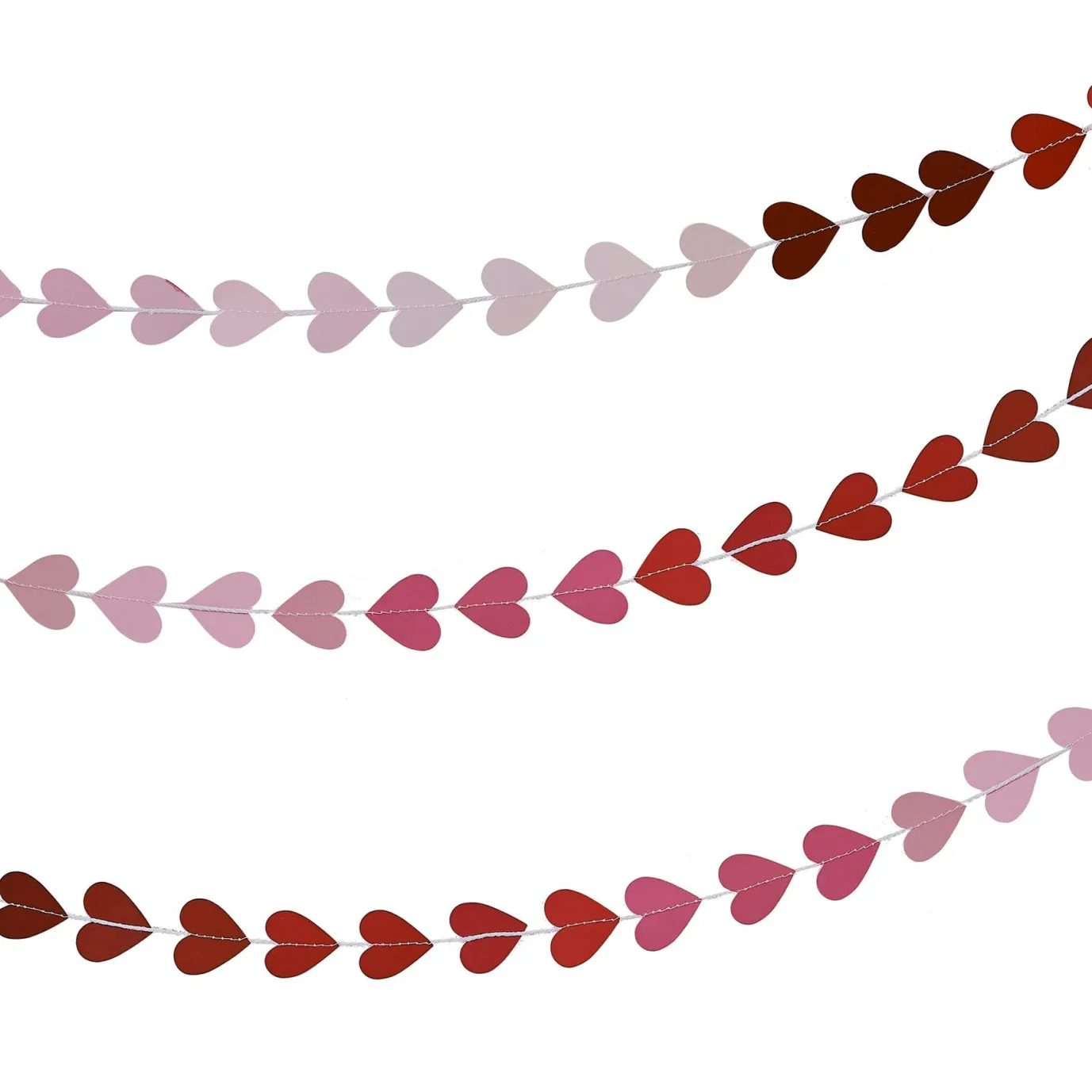 Ombre Heart Valentine Garland