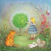 One Misty Summer Morning Greeting Card