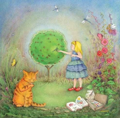 One Misty Summer Morning Greeting Card