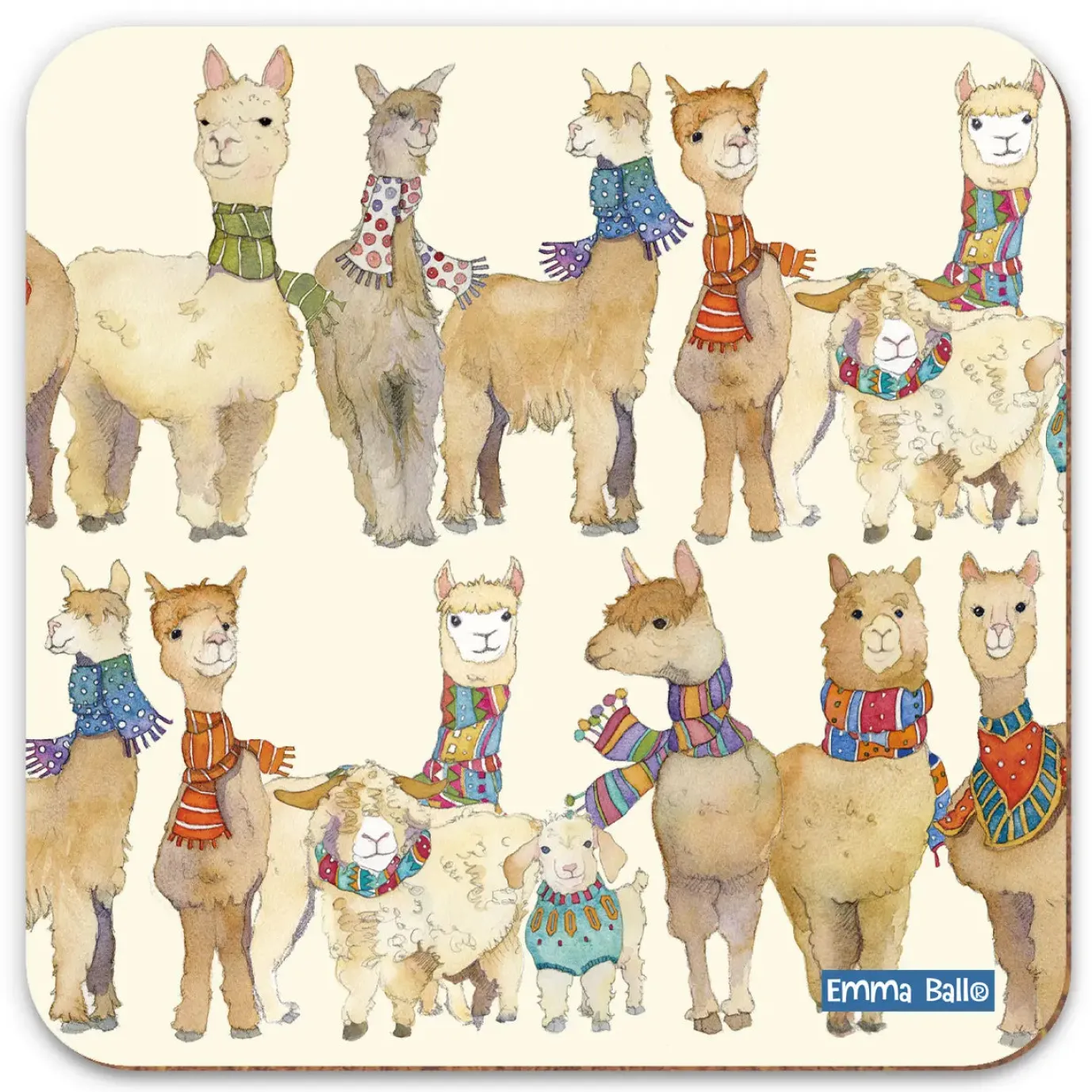 Other Woolies Pattern Coaster
