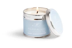 Pacific Orchid & Sea Salt Medium Tin Candle