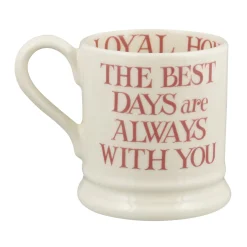 Pink Toast My Brilliant Friend 1/2 Pint Mug