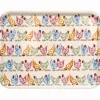 Polka Chickens Rectangular Birch Tray