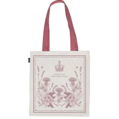 Queen Elizabeth Commemorative Canvas Tote Bag