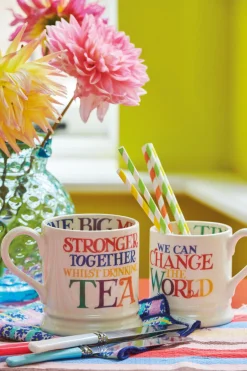 Rainbow Toast Change The World  1/2 Pint Mug
