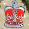Red Velvet Imperial Crown Decoration by Tinker Tailor London