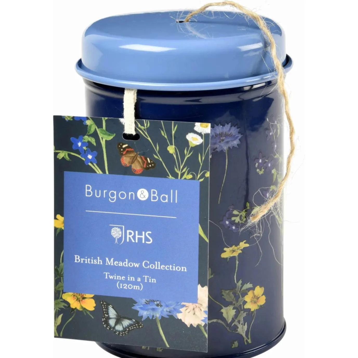 RHS British Meadow Twine in a Tin