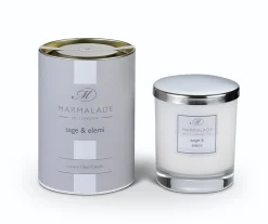 Sage and Elemi Glass Candle