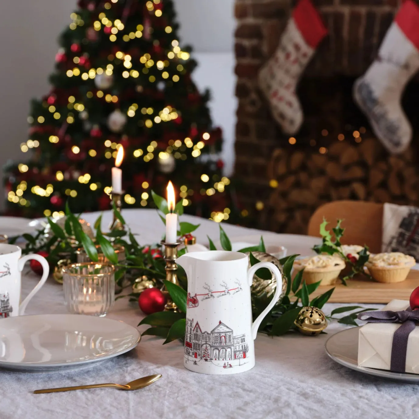 Santa's Sleigh Half Pint Jug