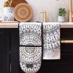 Sara Miller Artisanne Noir Double Oven Glove