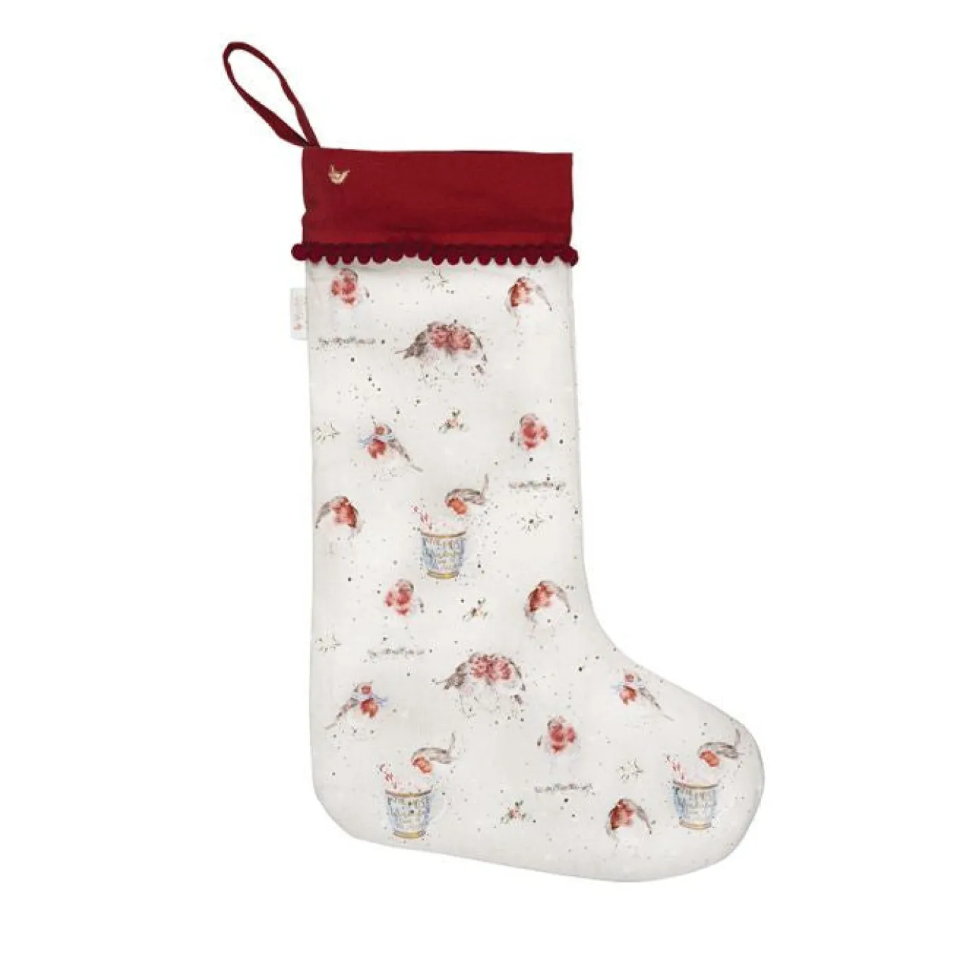 'Season's Tweetings' Robin Christmas Stocking