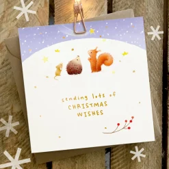Sending Lots of Christmas Wishes Card