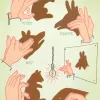 Shadow Animals Greetings Card