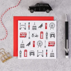 Simply London Pack of 8 Notecards