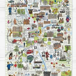 Six Towns of the Potteries 1000 Piece Jigsaw Puzzle