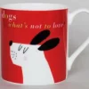 Smile Pooch Red Mug