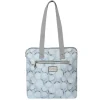 Spring Bloom Oil Cloth  Backpack Tote Bag